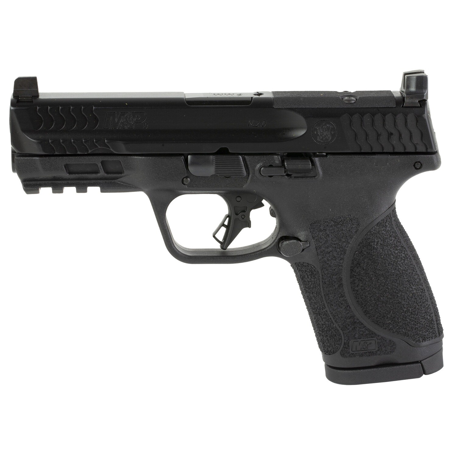 S&w M&p M2.0 9mm 4" 15rd Nms Or Bk