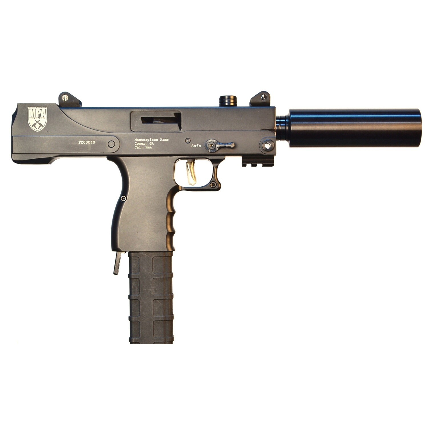 Mpa Pistol 9mm 6" 30rd Tb Blk