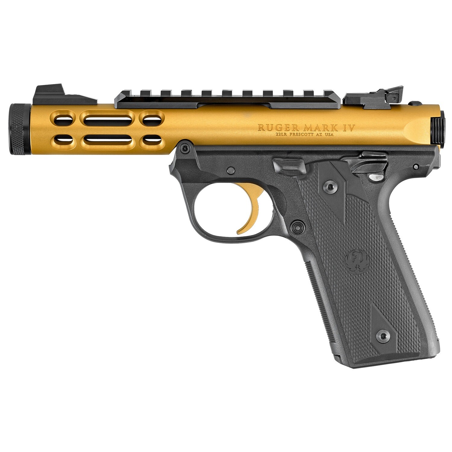 Ruger Mrk Iv Lite 22lr 4.4" Gld 10rd