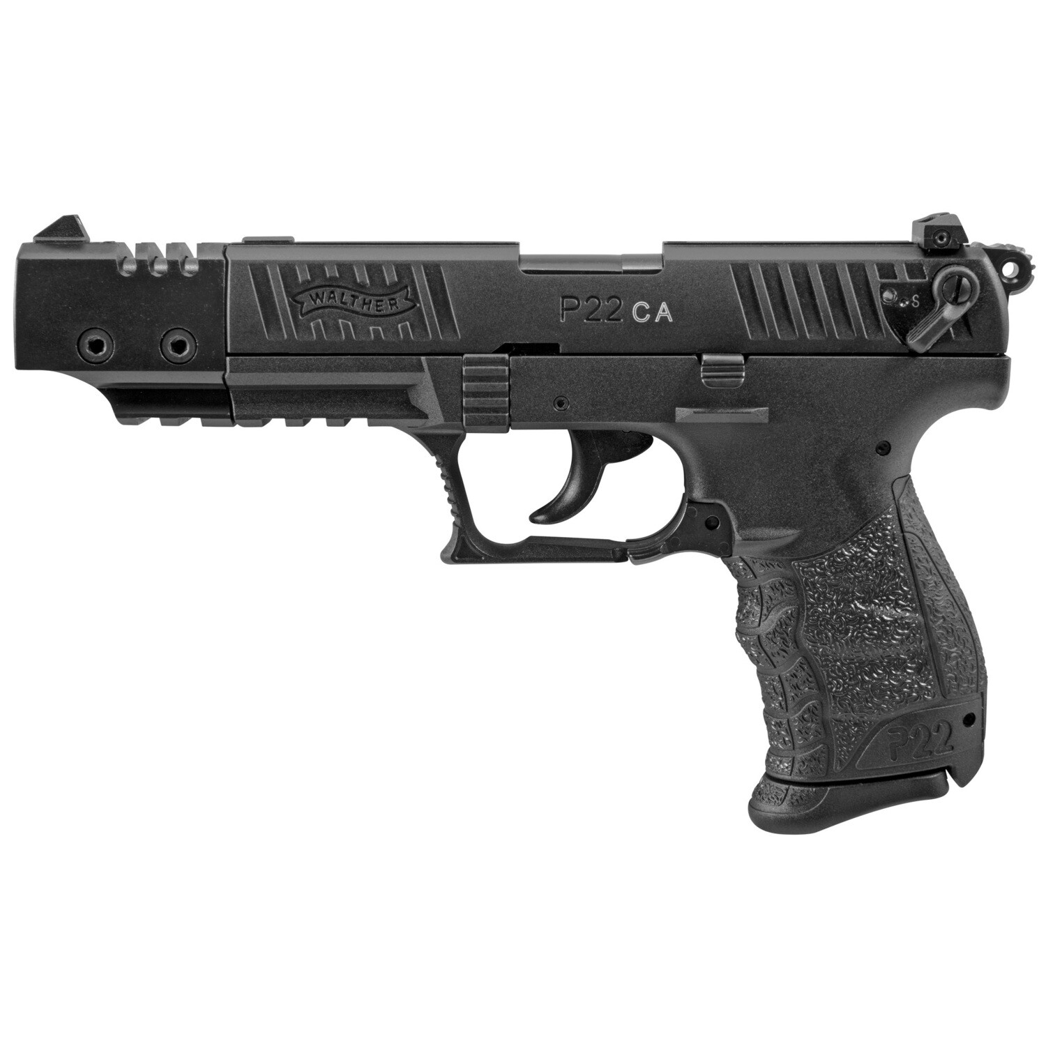 Wal P22 22lr 5" 10rd Black Trgt Ca
