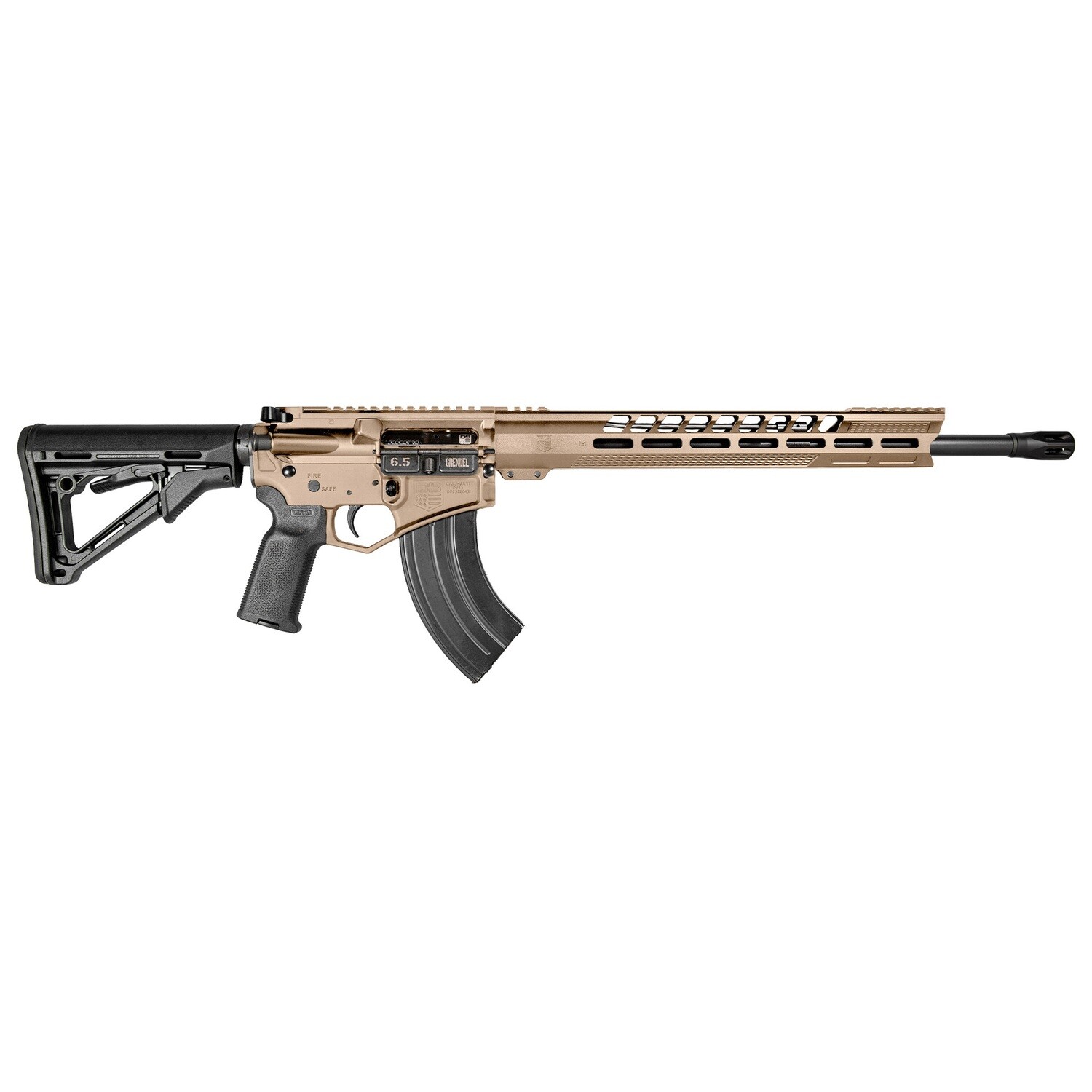 Dbf Db15 6.5grendel 18" 28rd, Color/Finish: Flat dark earth