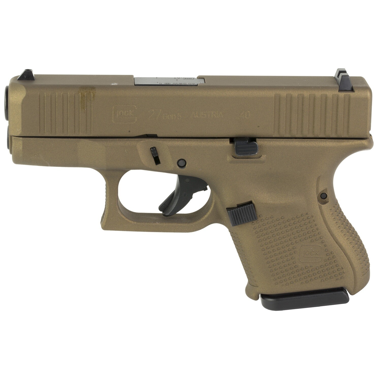 Glock 27 Gen5 40sw 9rd Fs Burnt Brz