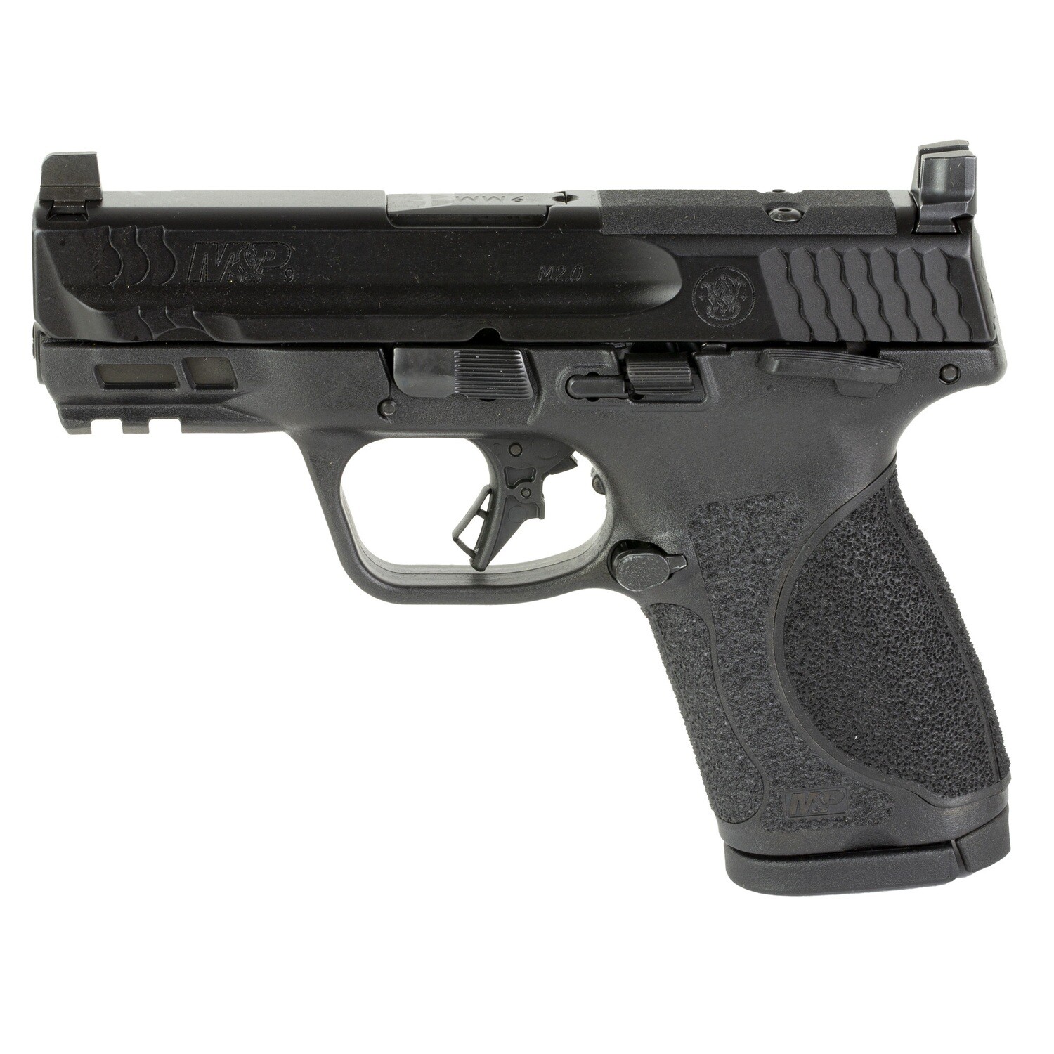 S&w M&p M2.0 9mm 3.6" 15rd Ts Or Blk