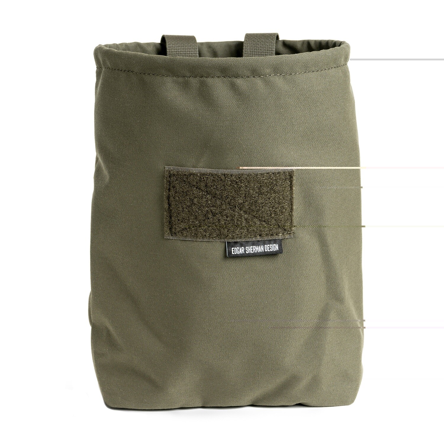 Esd Sap Bucket Dump Pouch Ranger Grn