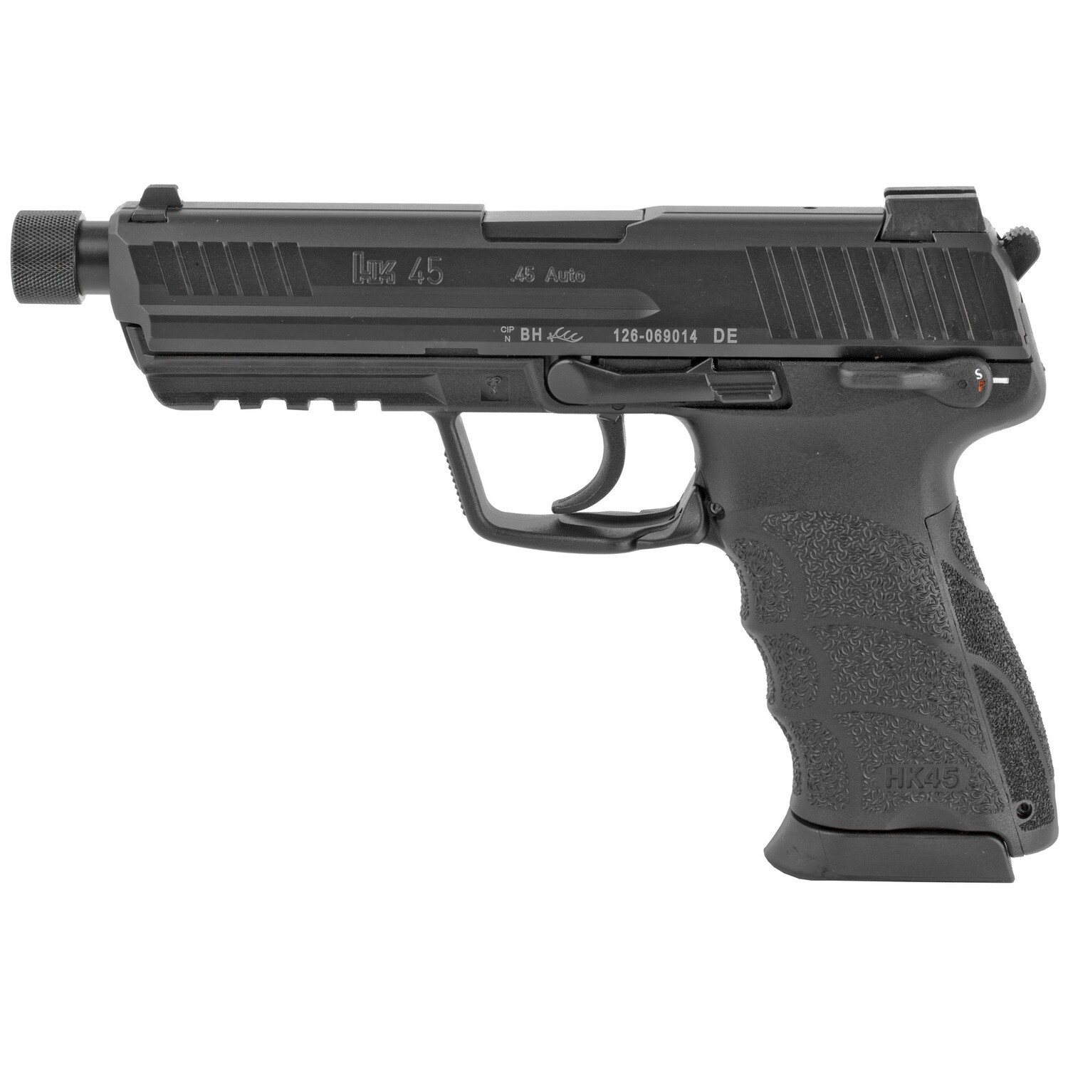 Hk 45t 45acp 5.2" 10rd 1 Da/sa Ns