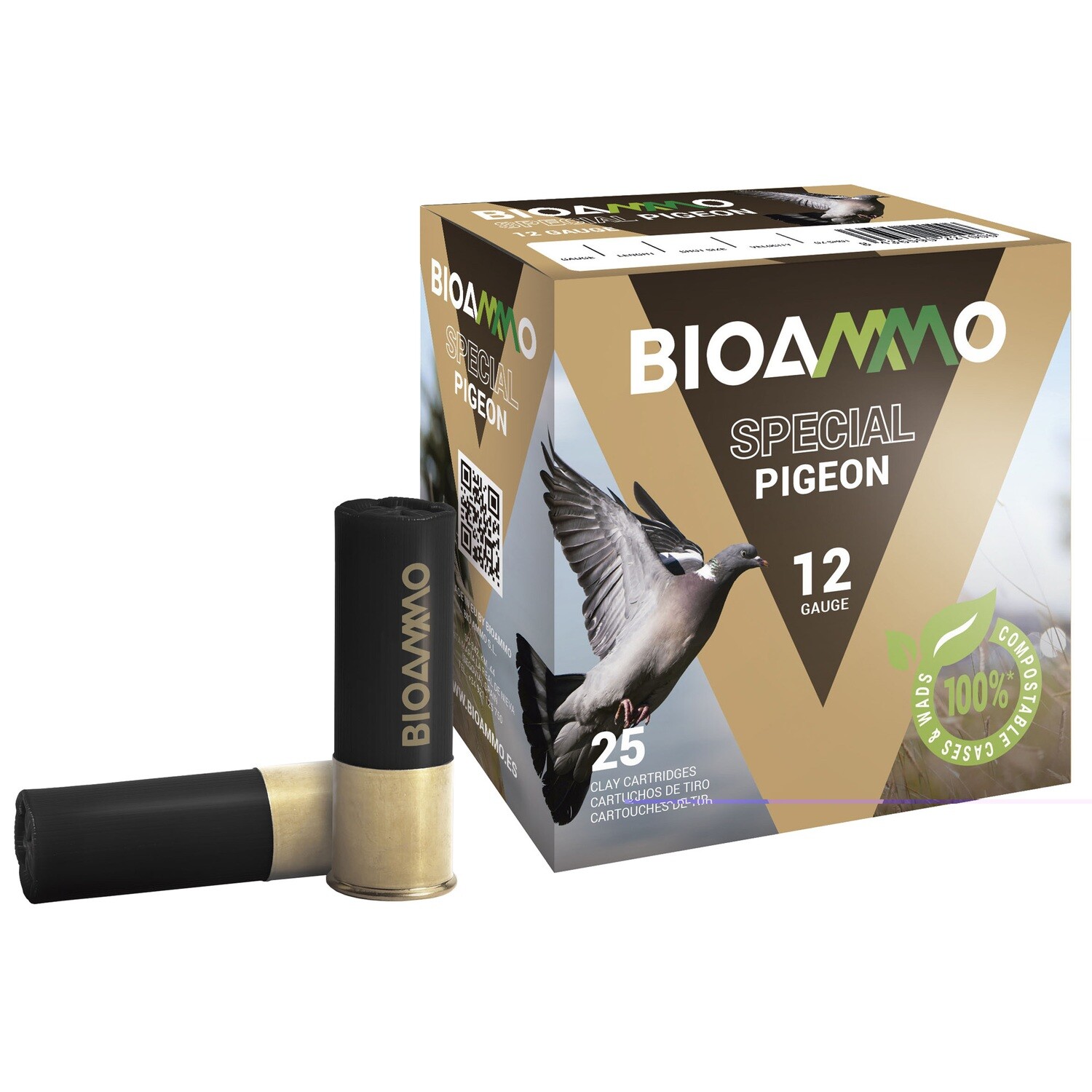 Win Bioammo 12ga 2.75" #8 25/250