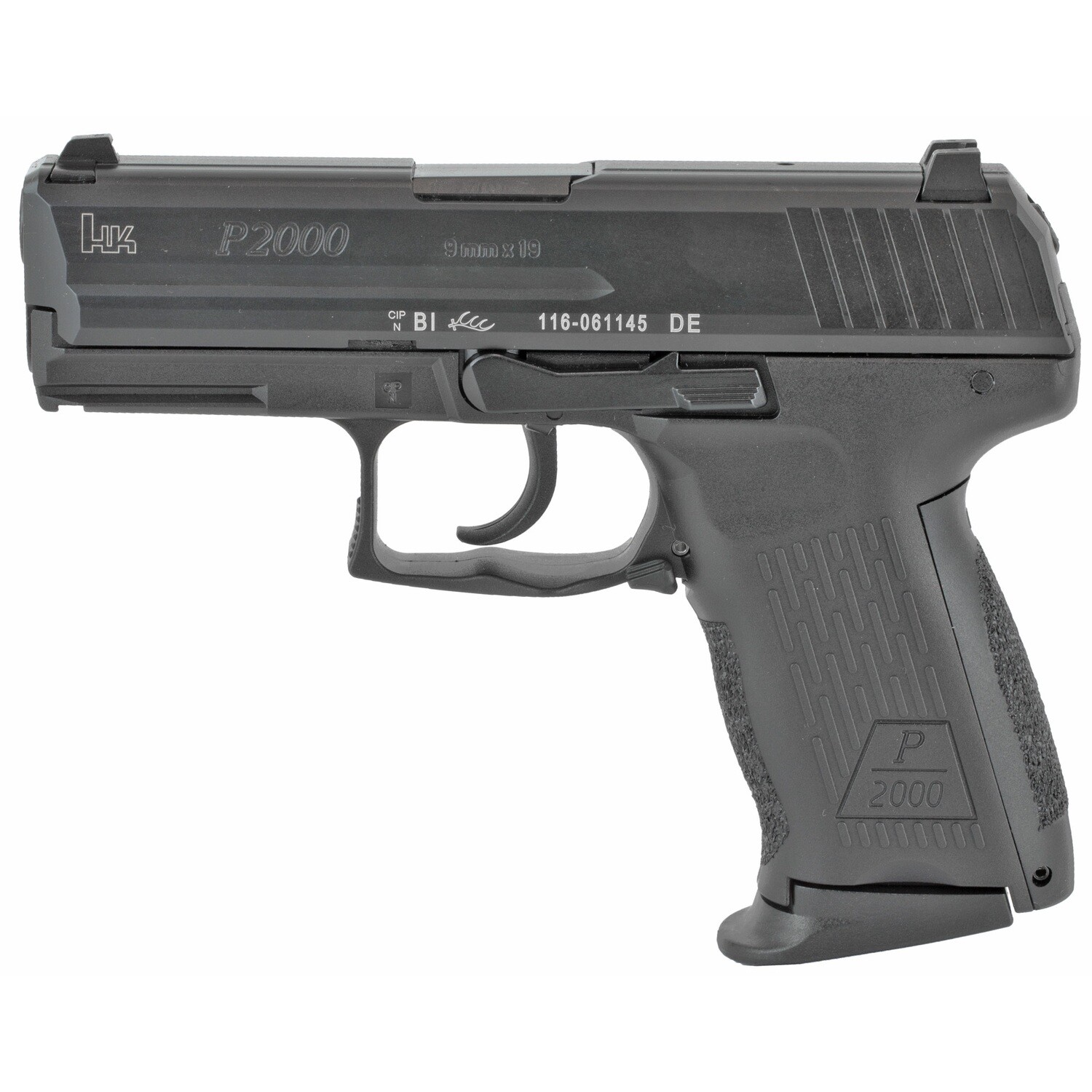 Hk P2000 9mm 3.66" 10rd V2 Lem Dao