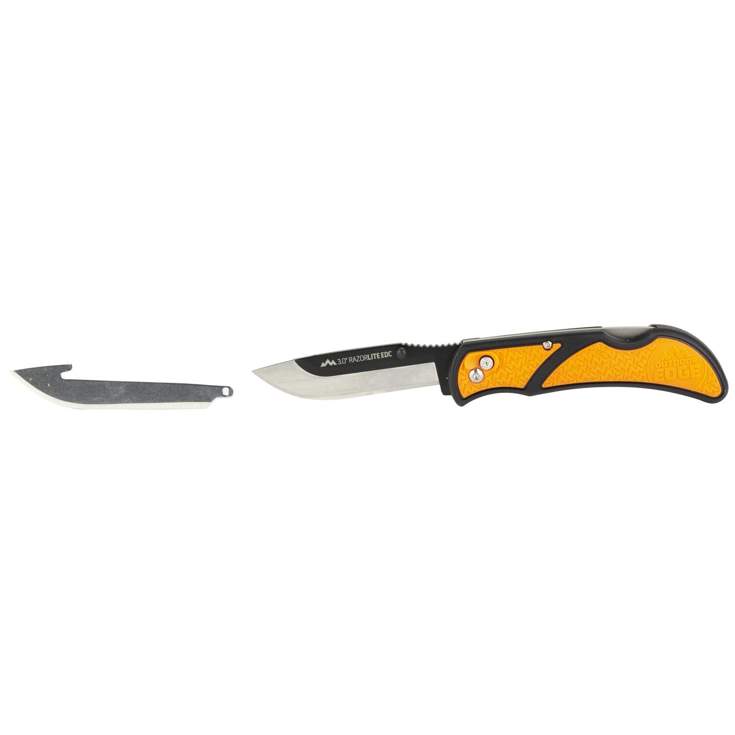 Od Edge Razor-edc Lt 4 Blds, Color/Finish: Orange