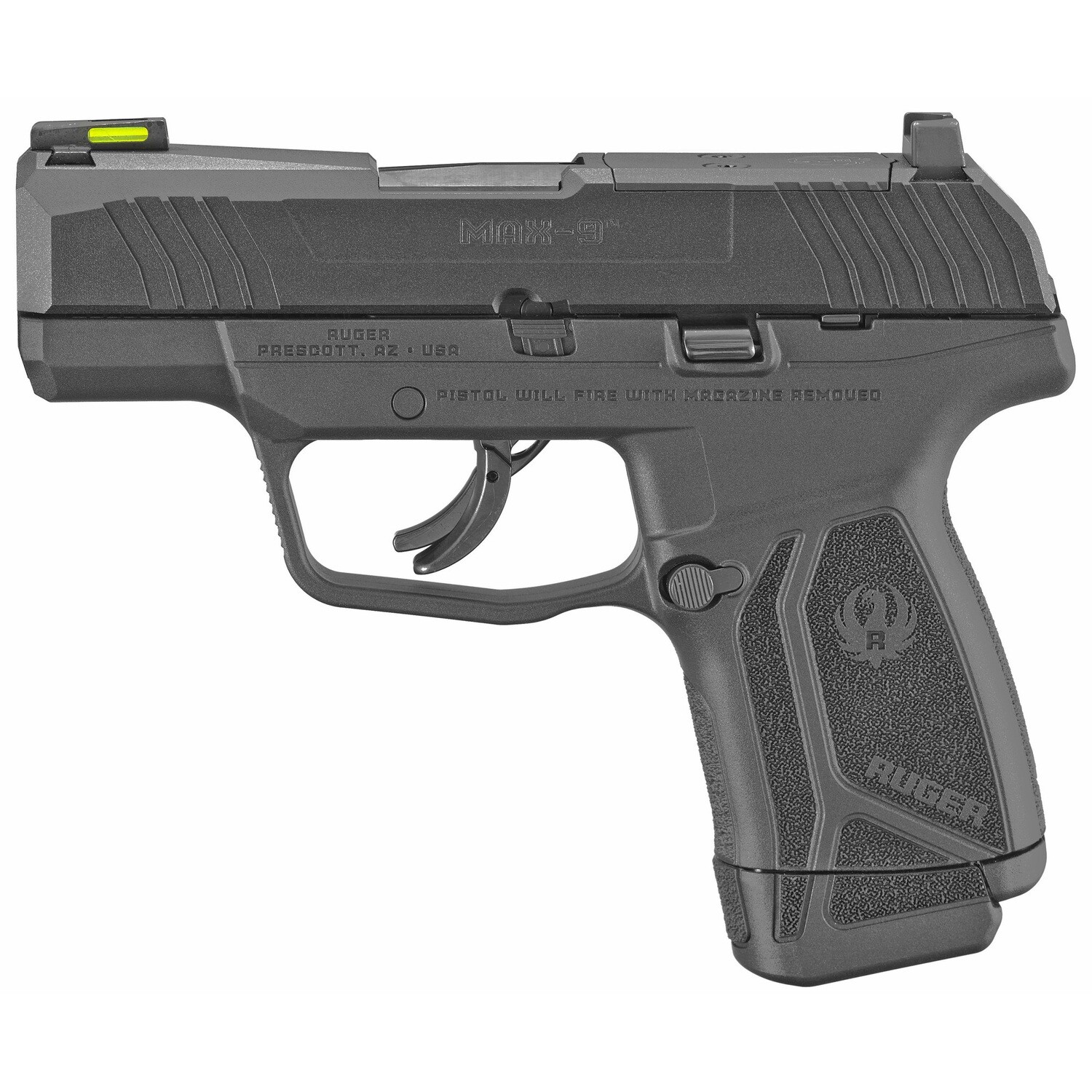 Ruger Max-9 9mm 3.20" 12rd Nts Blk