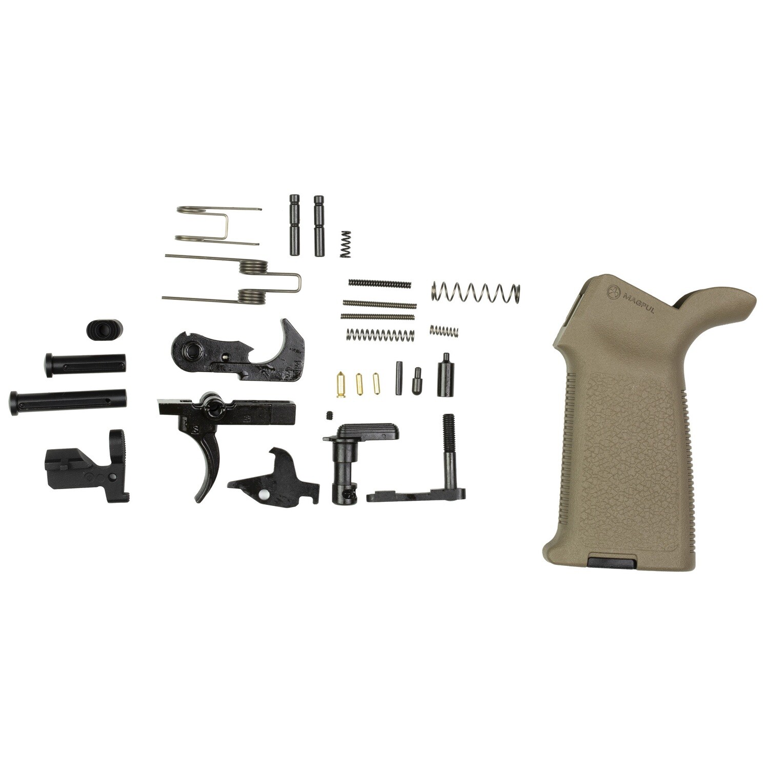 Aero M5 Ar10 Lwr Parts Kit, Color/Finish: Flat Dark Earth
