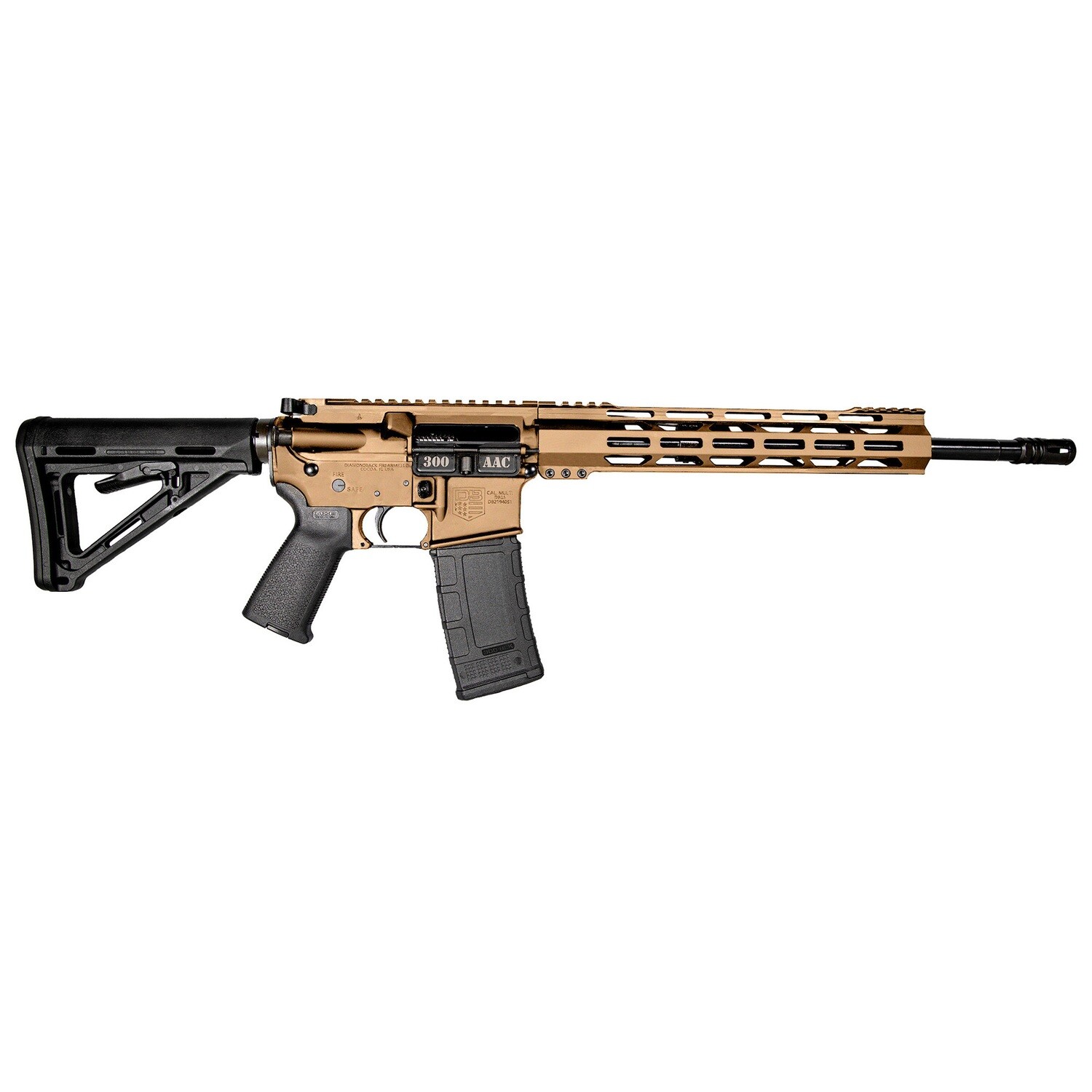 Dbf Db15 300blk 16" Mlok 30rd Brz