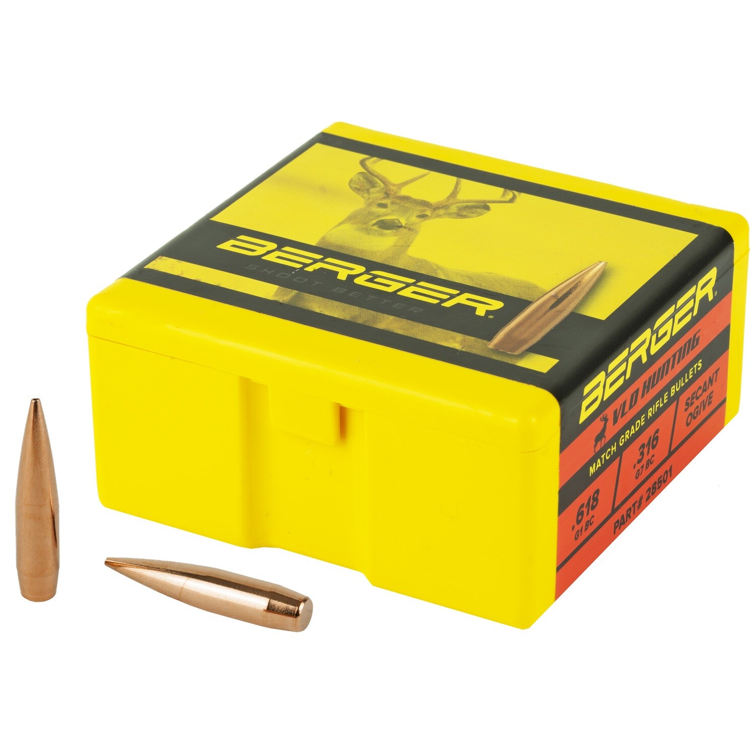 Berger .284 168g Hunt Vld 100ct