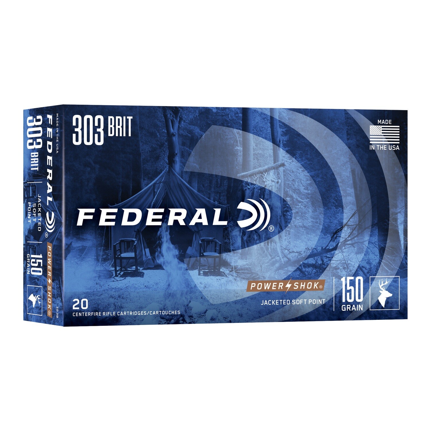 Fed Pwrshk 303brit 150gr Sp 20/200