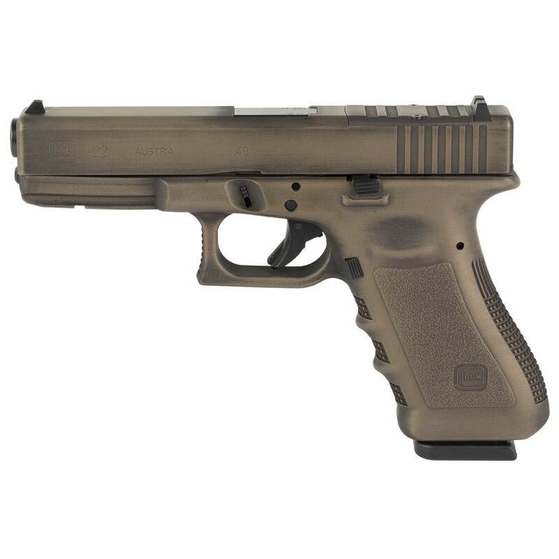 Glock 22 Gen3 40sw 15rd Smoked Brz Glock 22 Gen3 40sw 15rd Smoked Brz