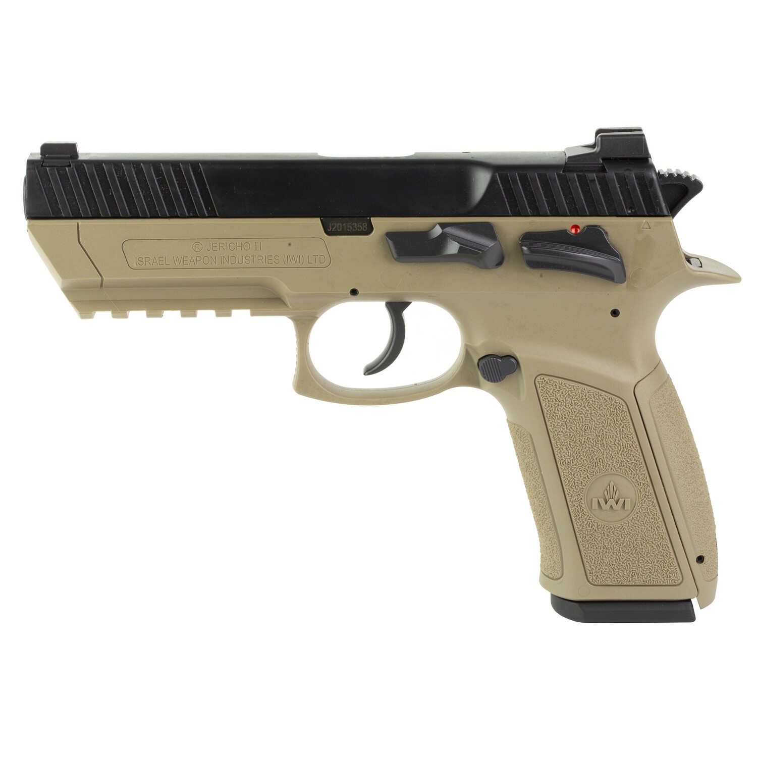 Iwi Jericho 941 9mm 4.4" 2-17rd, Color: Flat dark earth