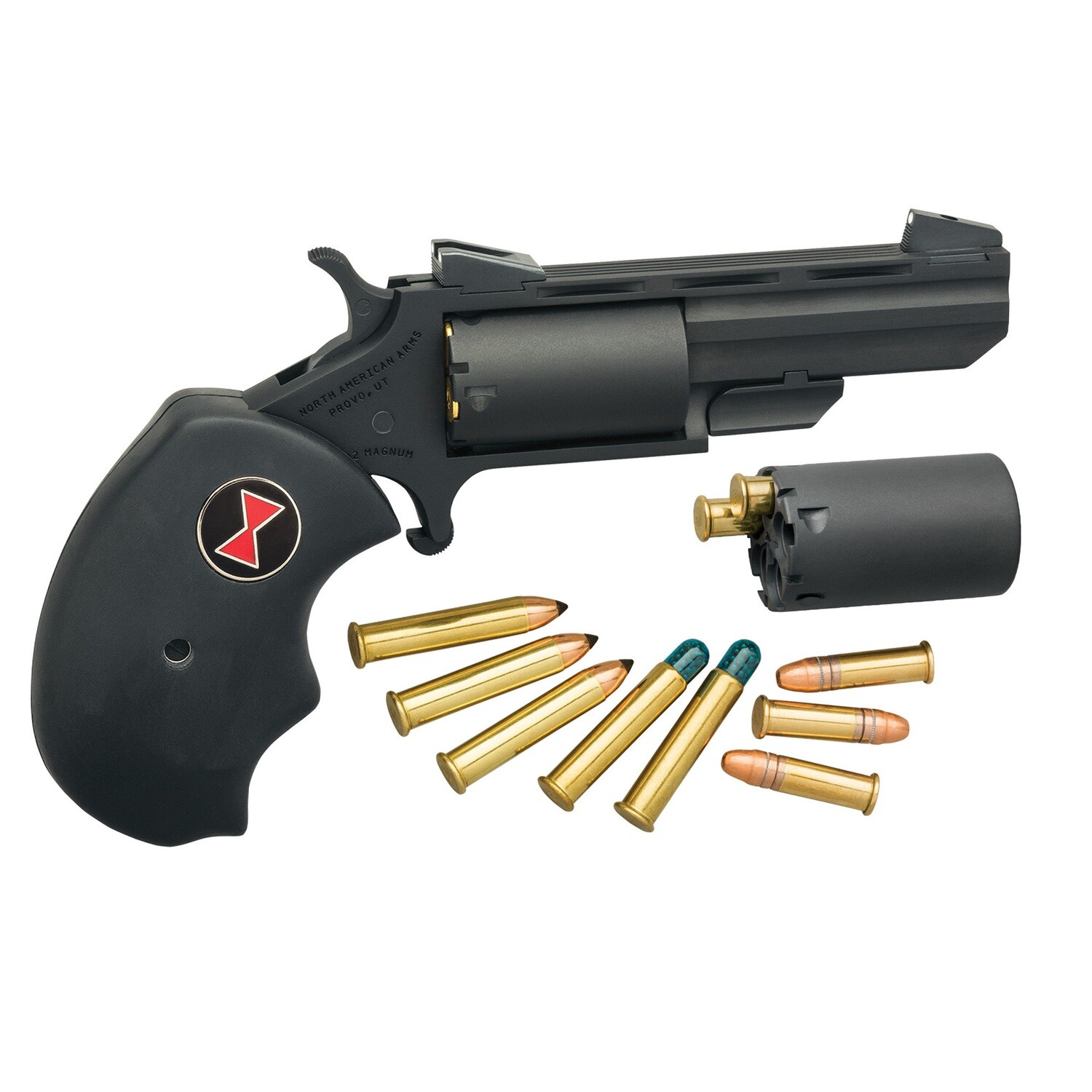 Naa Blk Widow 22/22m 2" 5rd Fs