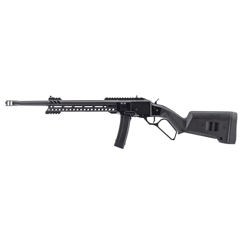 Patriot Ordnance Factory 01891 Tombstone 9mm Luger 20+1 16.50 Patriot Ordnance Factory 01891 Tombstone 9mm Luger 20+1 16.50" Fluted Barrel, Black, Magpul SGA Stock, M-LOK Handgaurd, XS Ghost Ring Sights, Muzzle Brake