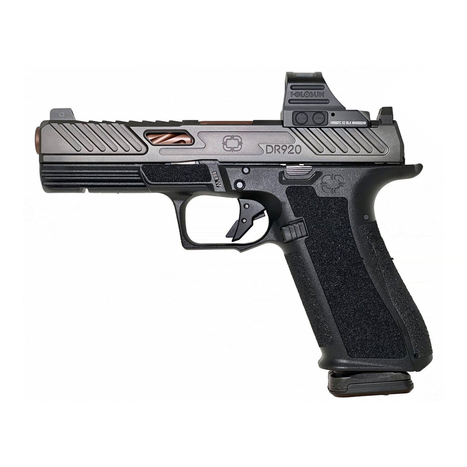 Shdw El Mr920 9mm 4" Bbl W/holo, Color/Finish: Black