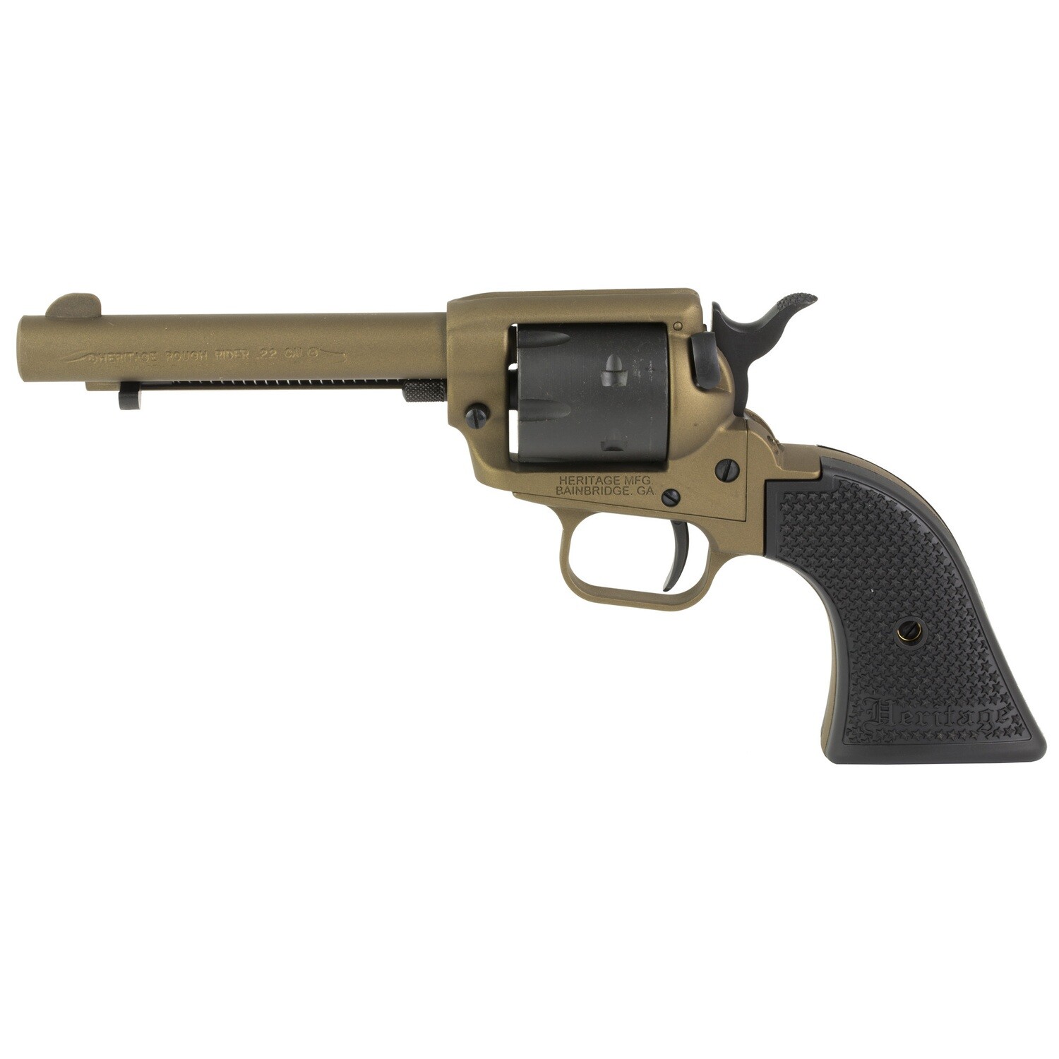 Heritage 22lr 4.75" 6rd, Color/Finish: Burnt Bronze
