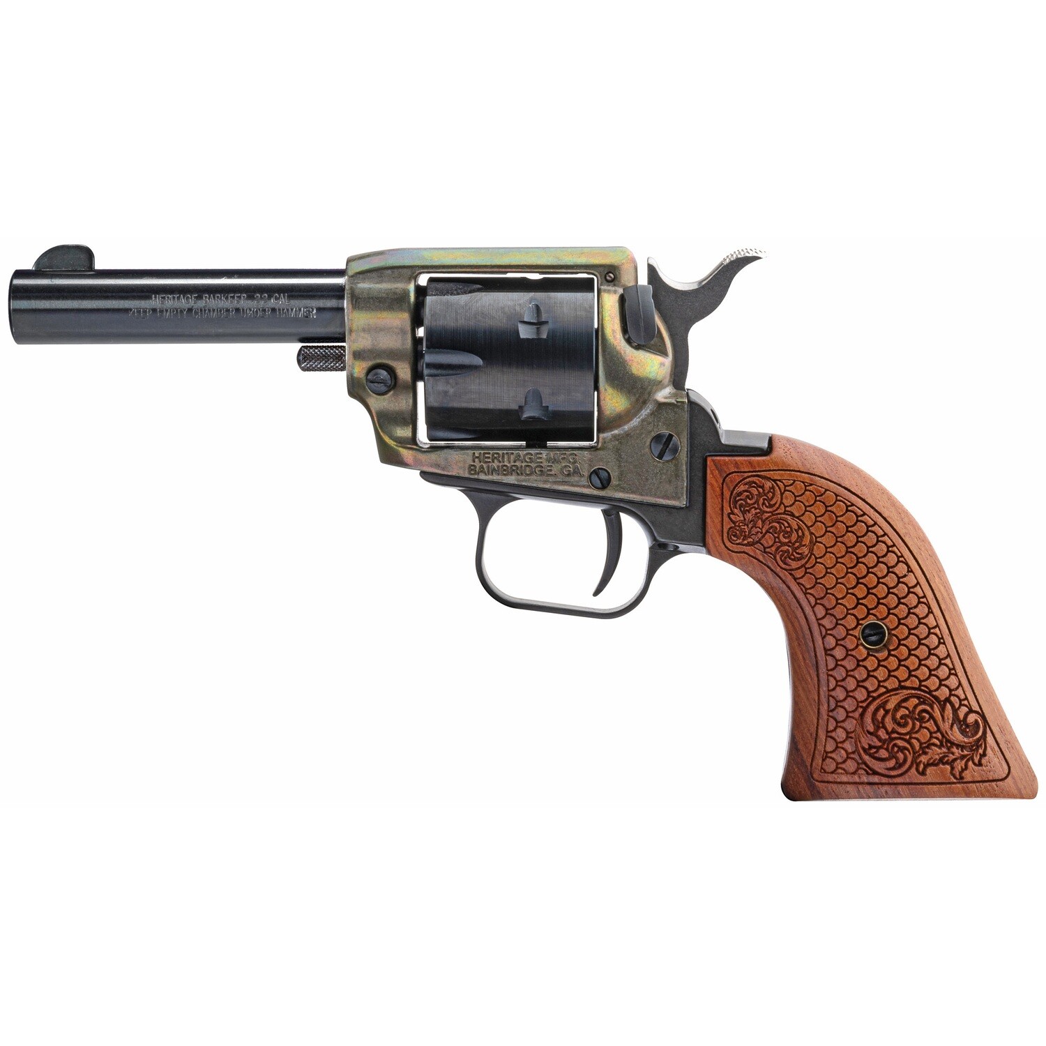 Heritage Barkeep 22lr, Barrel length: 3", Color/Finish: Vintage-look Wood Grips