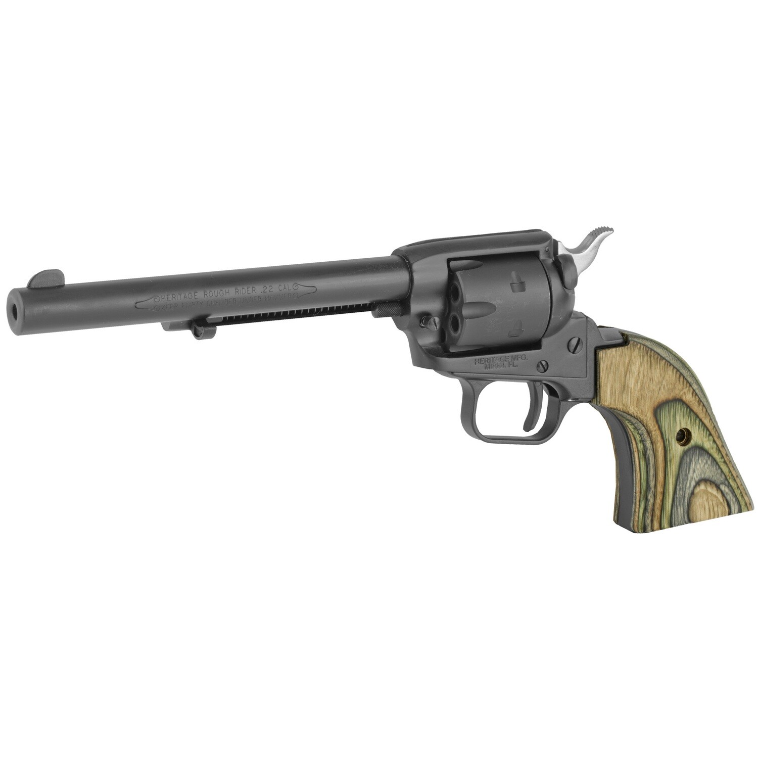 Heritage 22/22m 6.5" 6rd Camo Grn