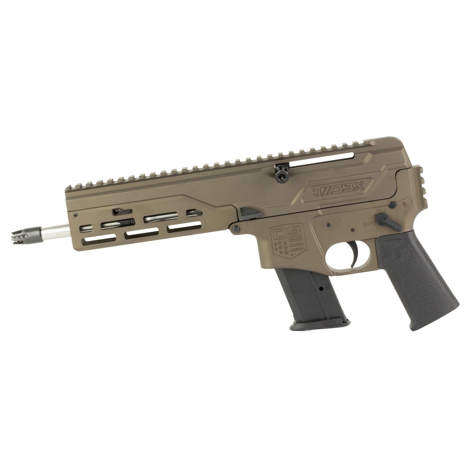 Dbf Dbx57 5.7x28 8" 20rd, Color/Finish: Cerakote Finish, Midnight Bronze