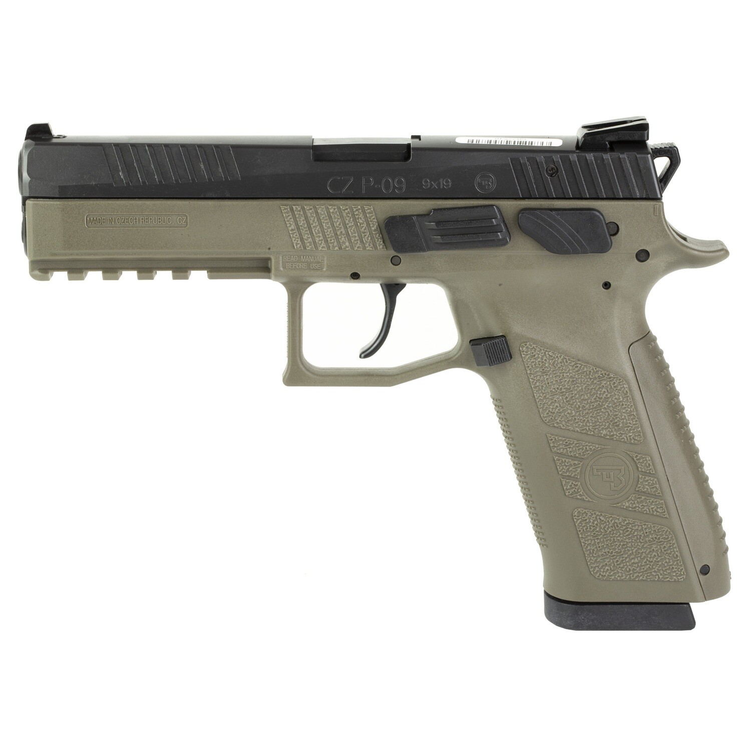 Cz P-09 9mm 4.54" Odg, Capacity: 21 rounds