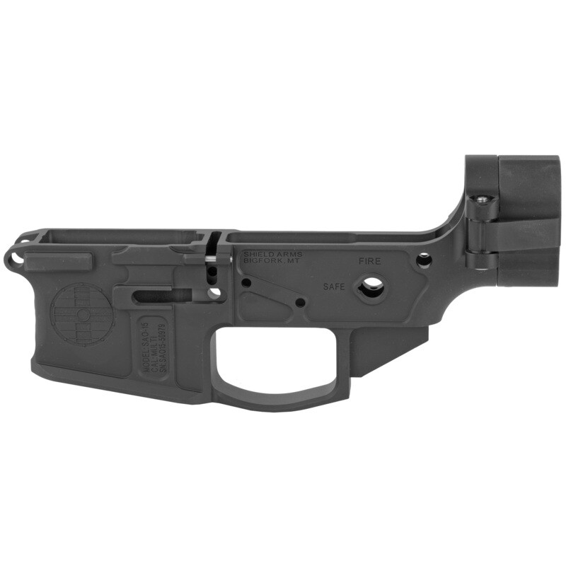 Shield Sa-15 Stripped Lower Fld Blk Shield Sa-15 Stripped Lower Fld Blk