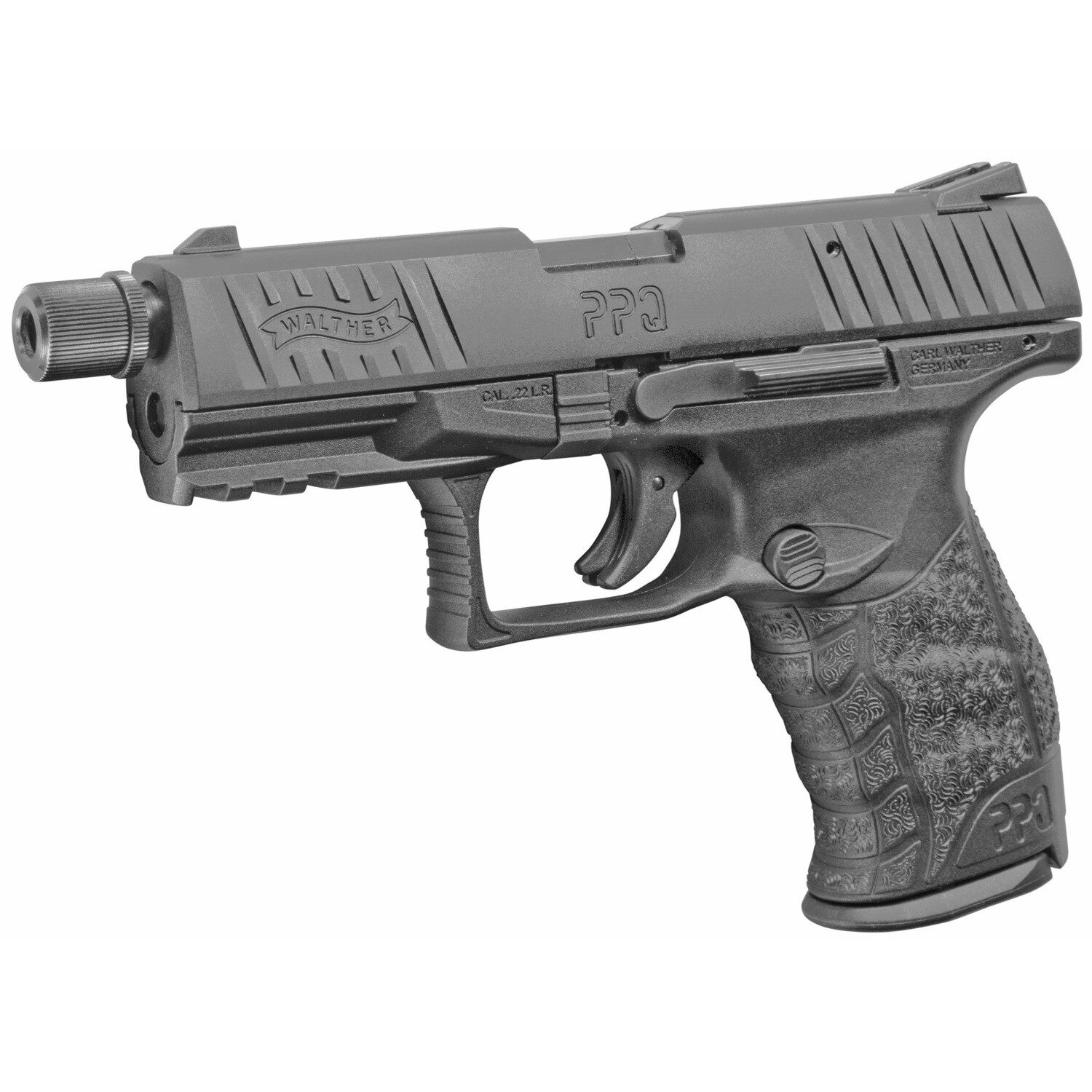 Wal Ppq Tact 22lr 4" 12rd Blk Adap