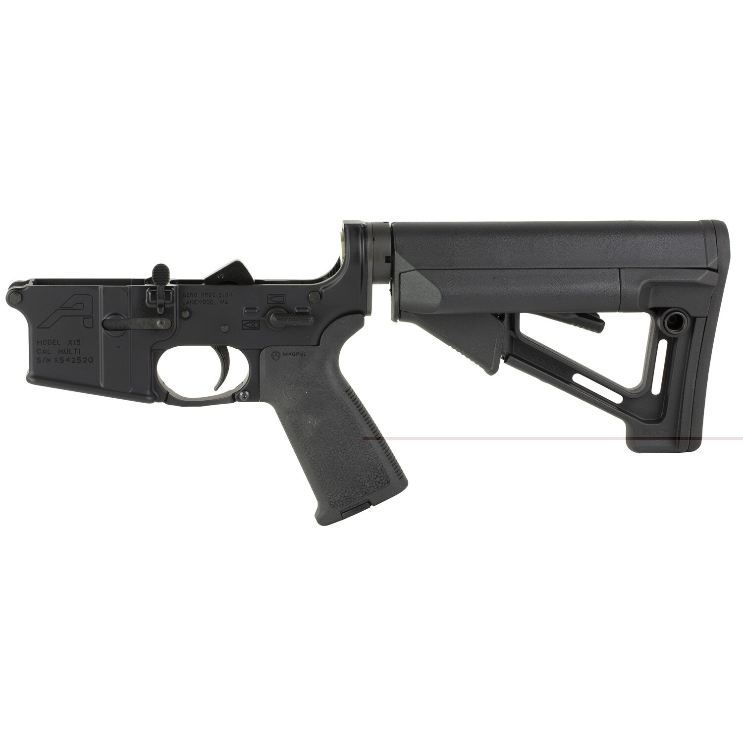 Aero Ar15 Enhanced Complete Lower Bk