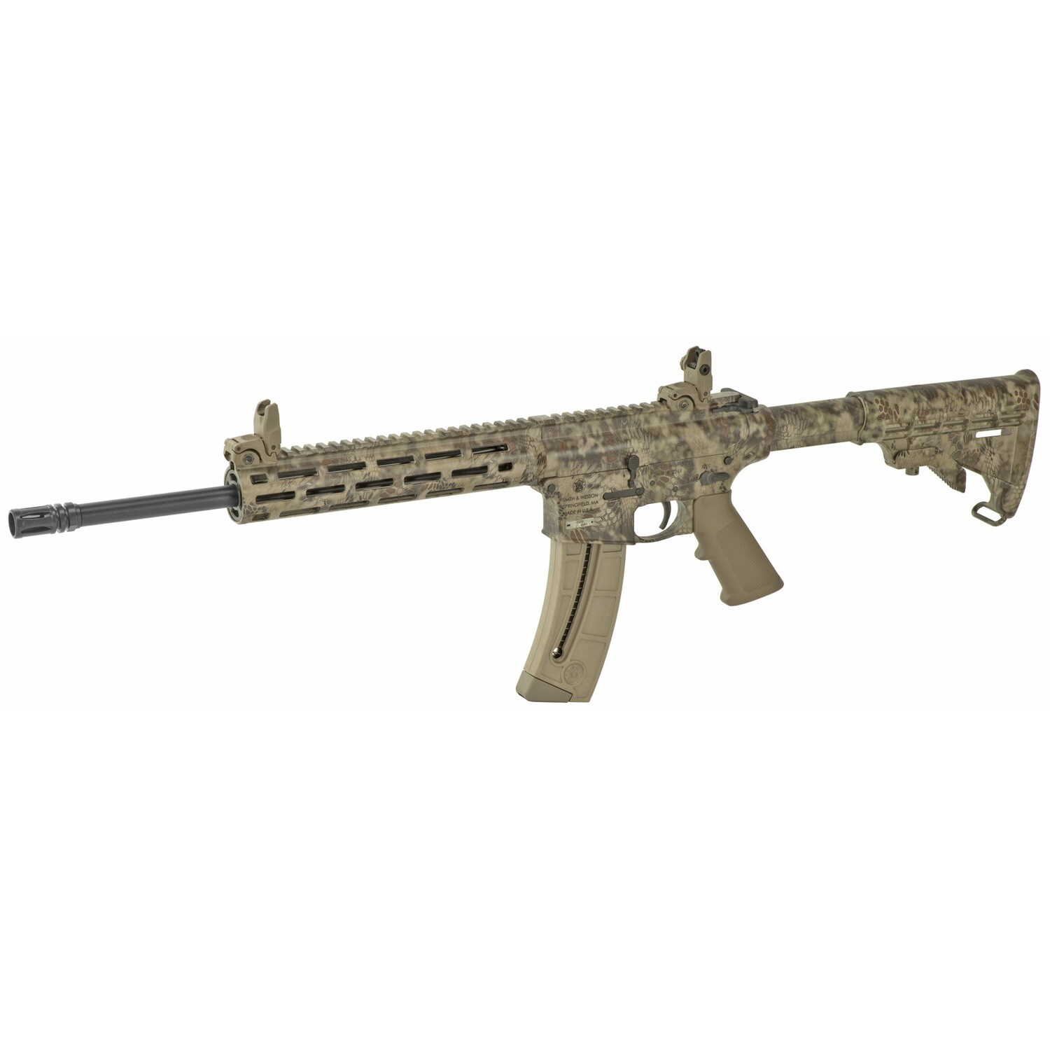S&w M&p15-22 22lr 16" 25rd Kryptek
