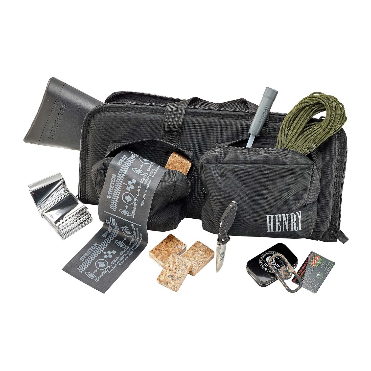 Henry Us Surv 22lr Blk W/gear & Bag