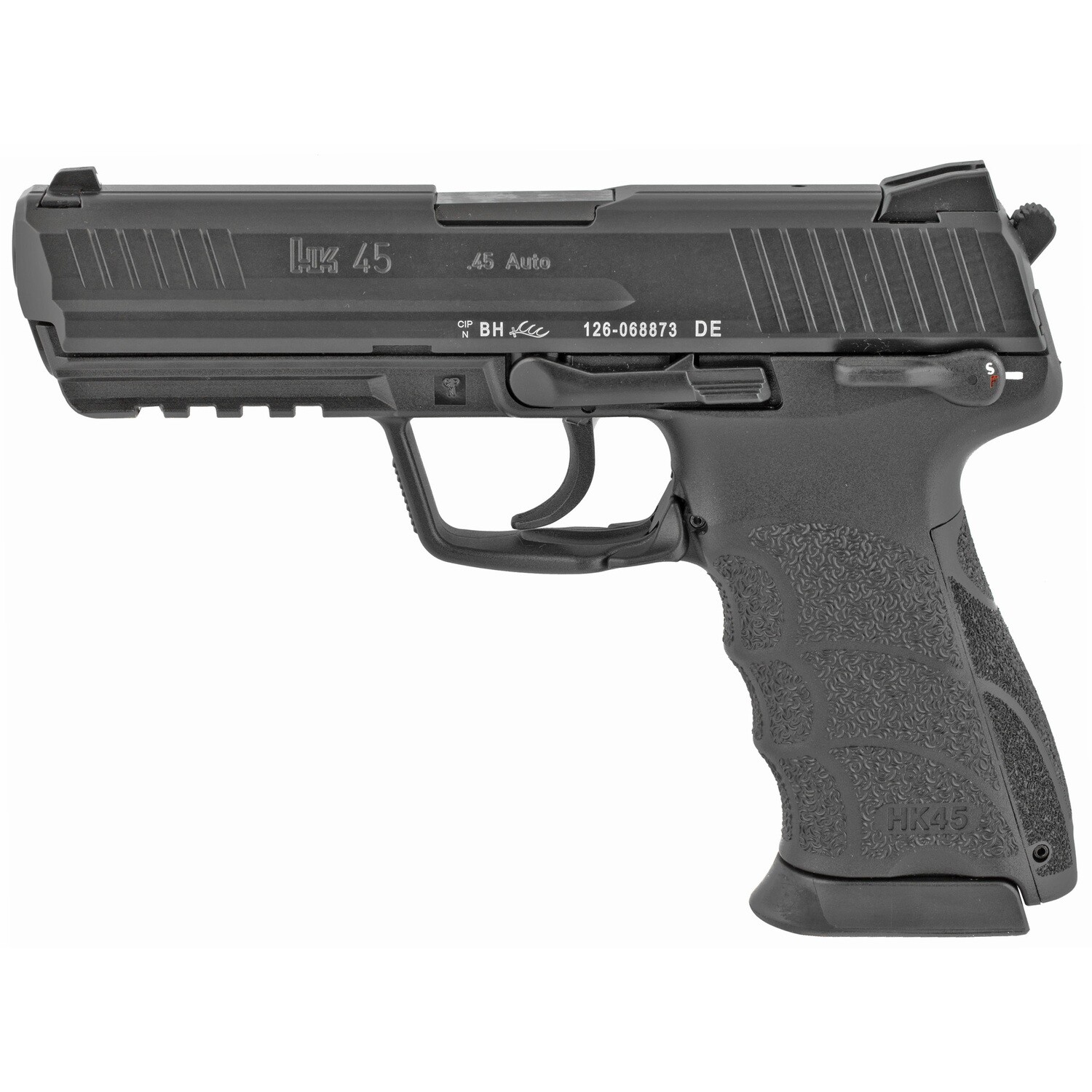 Hk 45 45acp 4.46" 10rd Blk V1 Da/sa