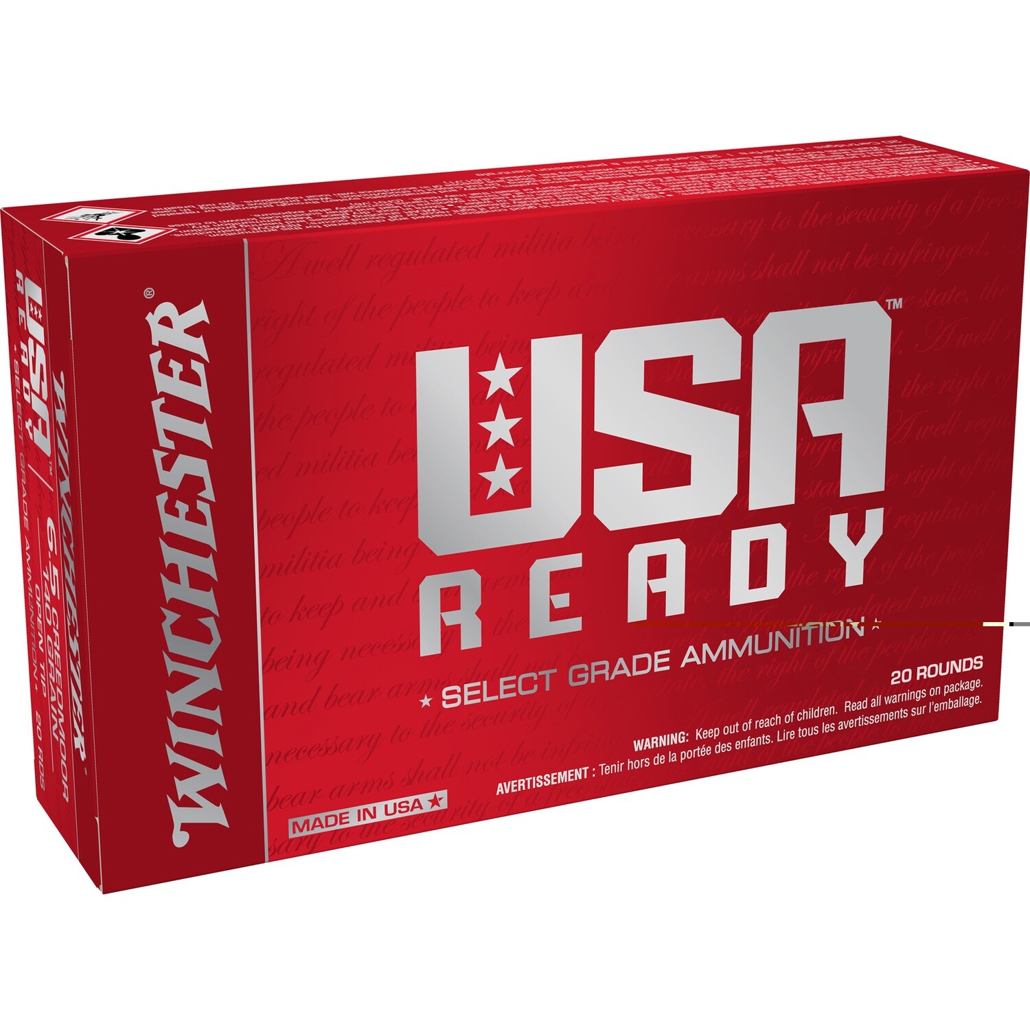 Win Usa Rdy 20/200, Bullet Weight: 140 grain, Caliber: 6.5 creedmoor