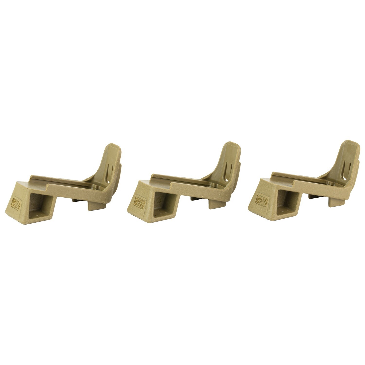 Magpod 3pk For Pmags, Color: Tan