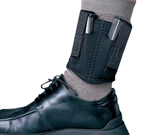 Desantis Gunhide Ankle Double Mag Pouch, Des N81bjzzz0 N81 Ankle Dblmag Carrier