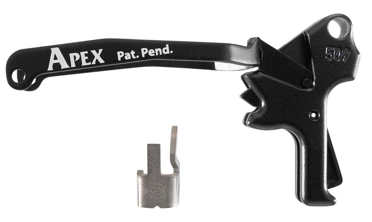 Apex Tactical Specialties Action Enhancement, Apex 119125 Flat Actn Enhncment Trig Kit Fn 509 Bk