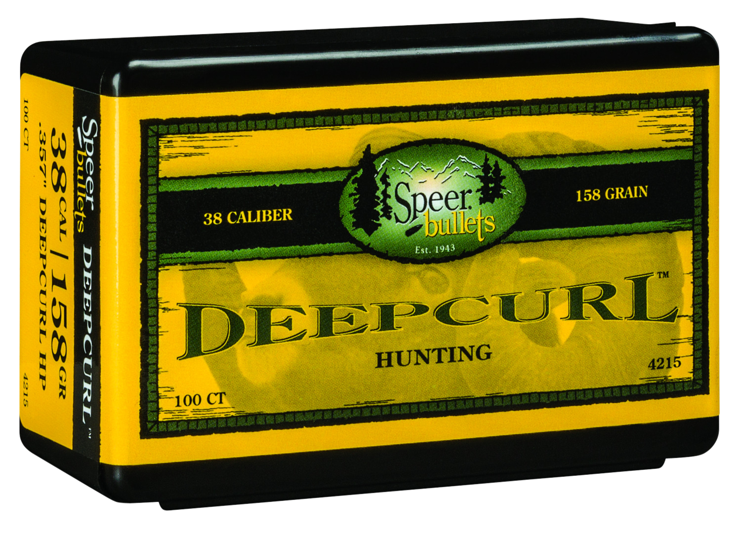 Speer Ammo Deepcurl, Speer 4215      Bull .357 158 Dchp           100/5