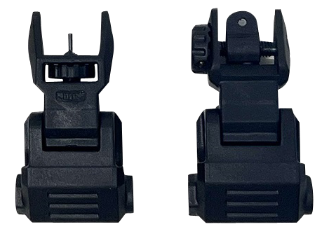 Ncstar Picatinny Low Profile Front And Rear Sight Set, Nc Vg166         Ar Flup Up Frt & Rear Sgt Low