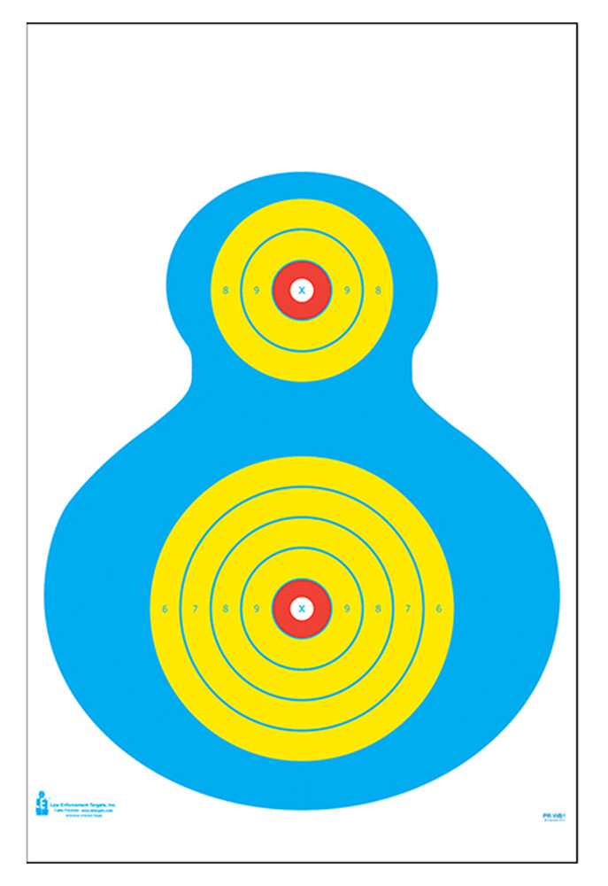 Action Target Inc High Visibility, Action Prwb1100       Visbl Silhte Target   100 Bx