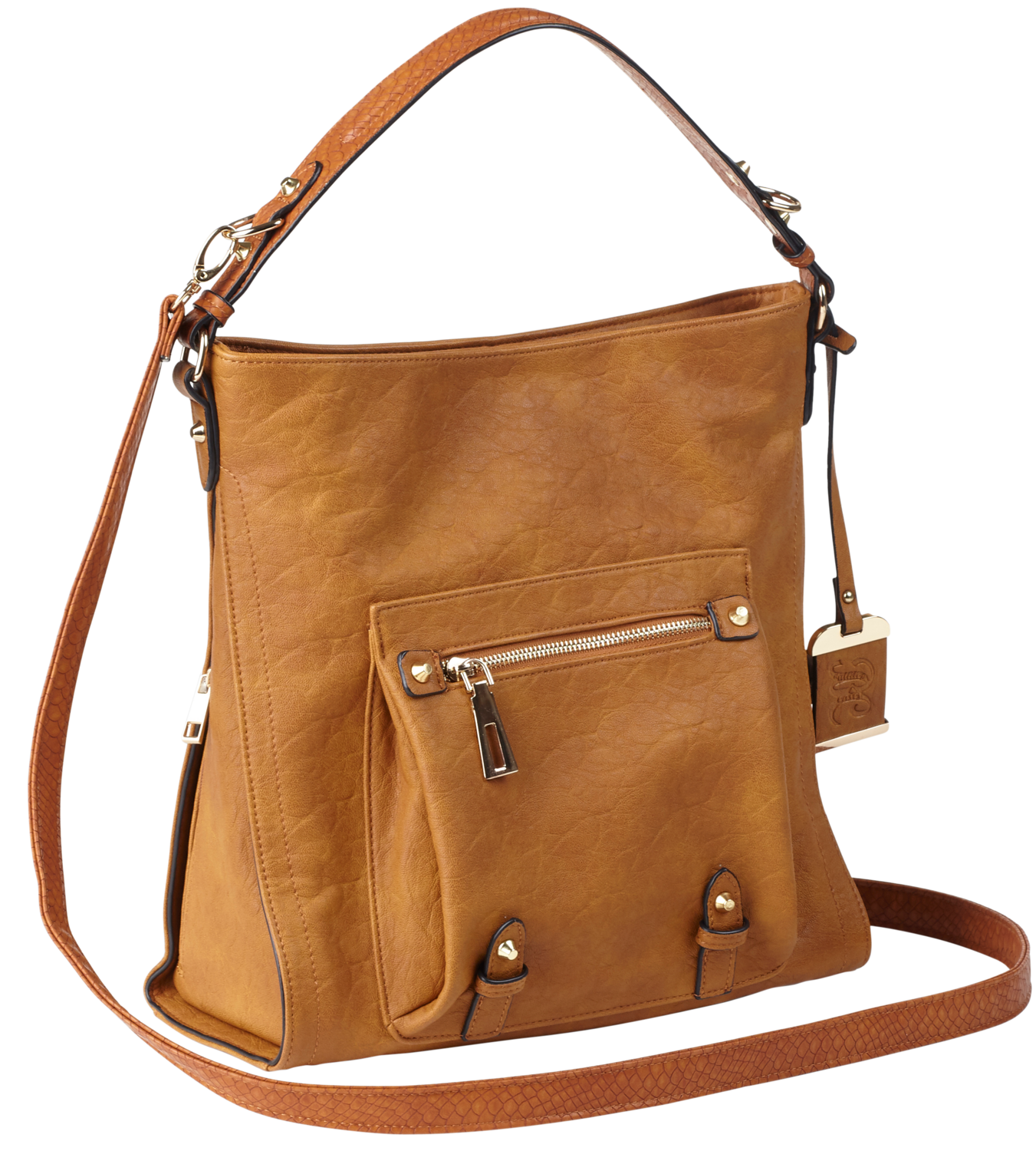 Bulldog Hobo Purse, Bdog Bdp054      Hobo Anna Purse Hlstr      Cognac