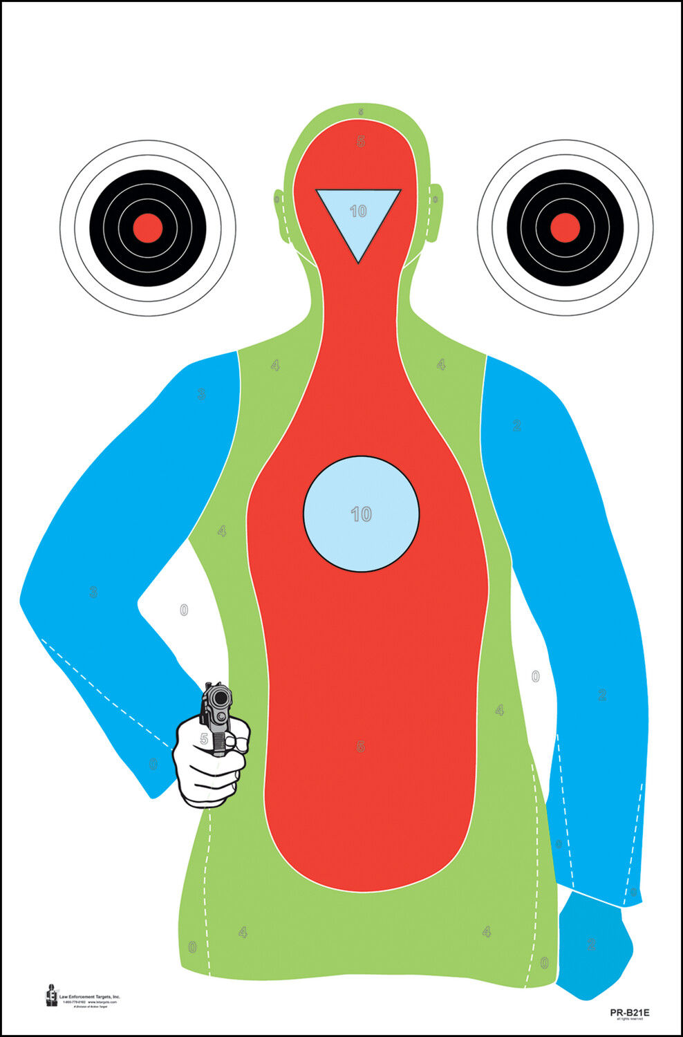Action Target Inc Qualification, Action Prb21e100      Hivis Flrsnt Target    100bx