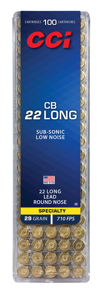 Cci Specialty Cb, Cci 0038  22 Cb Long                        100/50