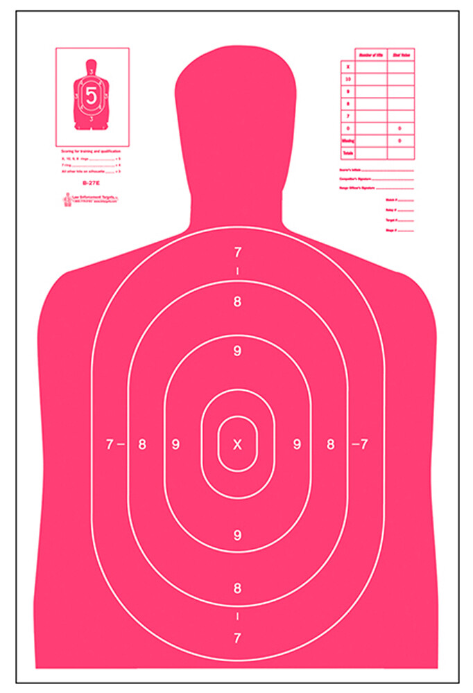 Action Target Inc Qualification, Action B27erd100      Hivis Flrsnt Target Rd 100bx