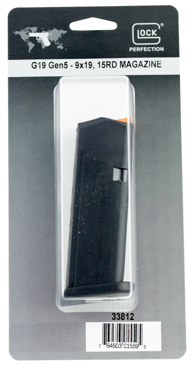 Glock G19, Glock 33812    Mag G19 G5     9mm          15r Pkg