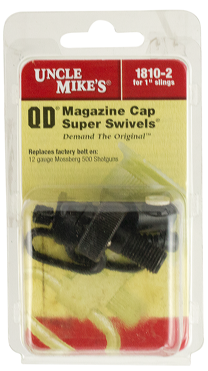 Uncle Mikes Mag Cap, Unc 1810-2 Mag Cap/swivel Set M500 12g