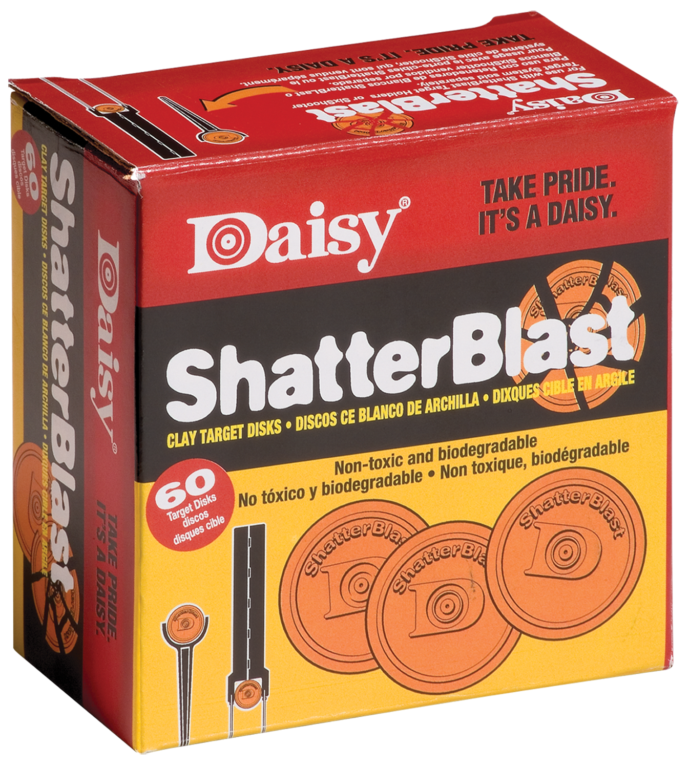 Daisy Shatterblast, Daisy 990873-406      Shatrblst Clay Tgt 60