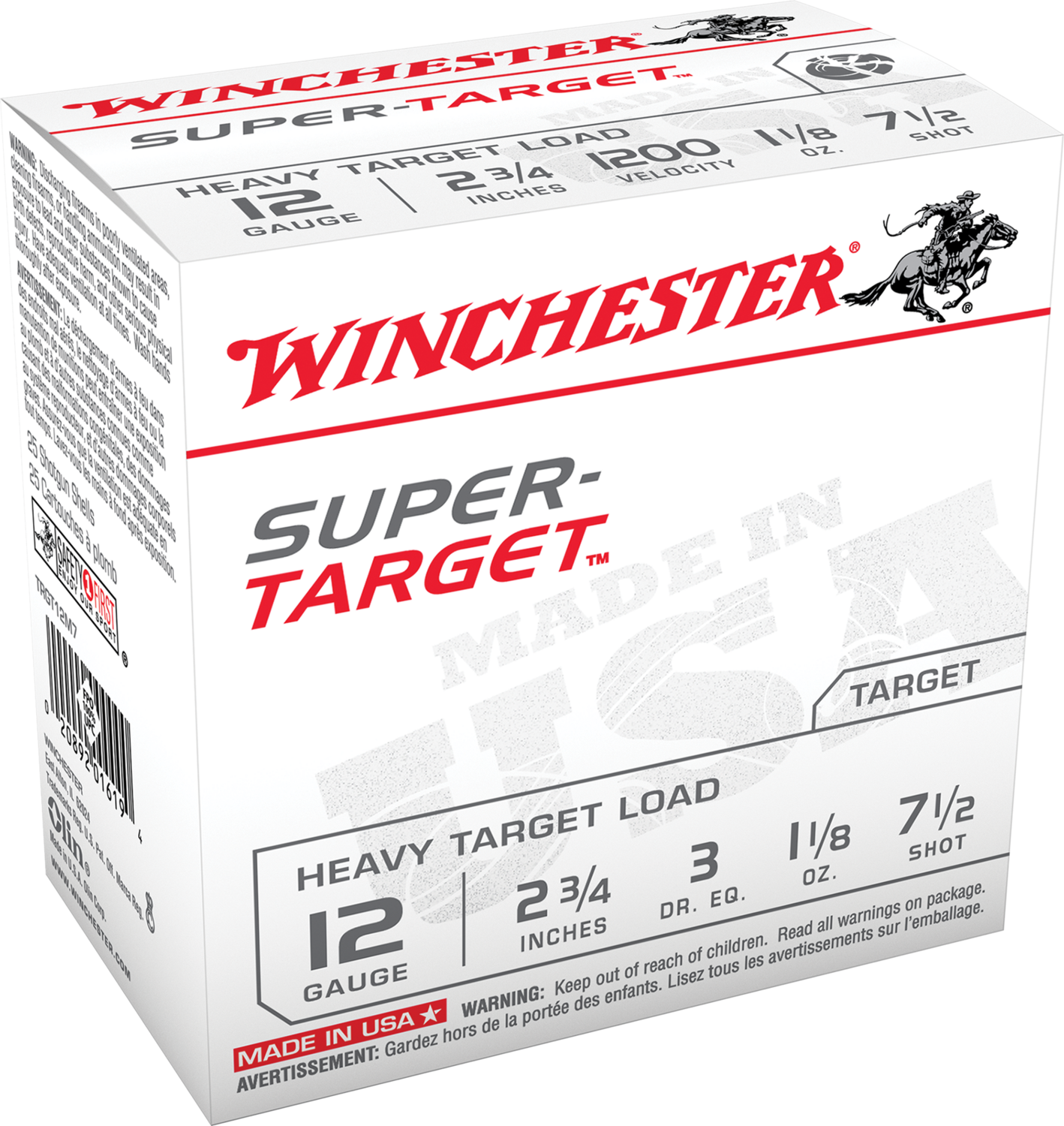 Winchester Ammo Super-target, Win Trgt12m7   Sup Tgt      11/8             25/10