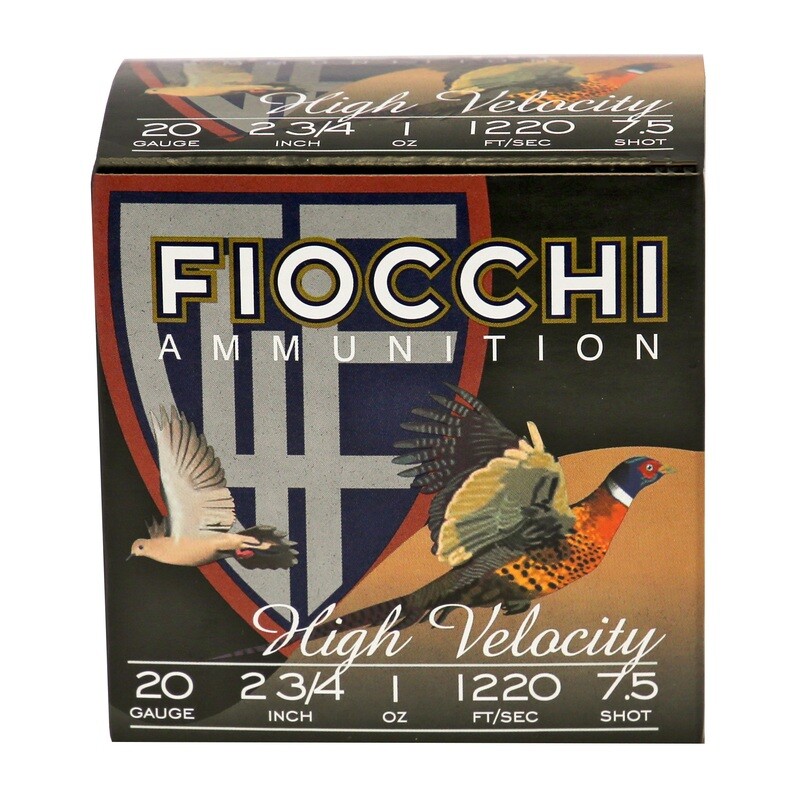Fiocchi 20ga #7.5 Hv Ld Hunt 25/250 Fiocchi 20ga #7.5 Hv Ld Hunt 25/250