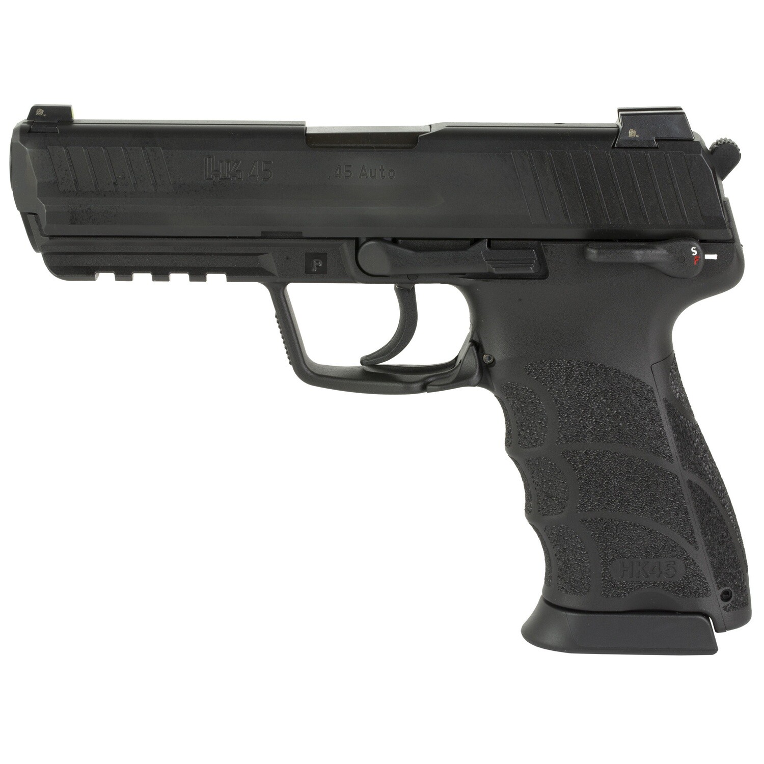 Hk Hk45 45acp 4.5" 10rdv1 Da/sa Blk